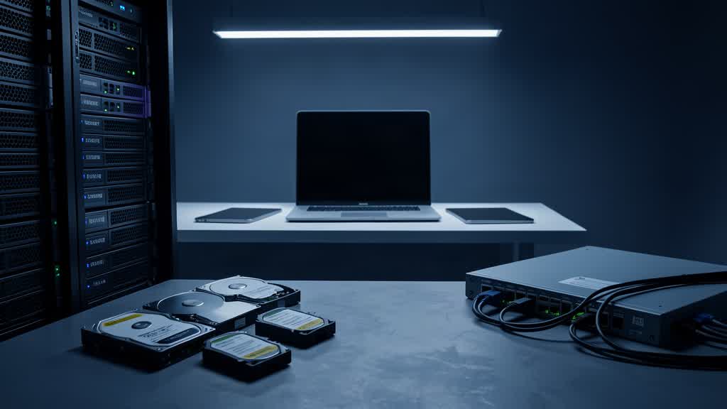 Secure isolated backup vault beside a controlled disaster recovery restore environment